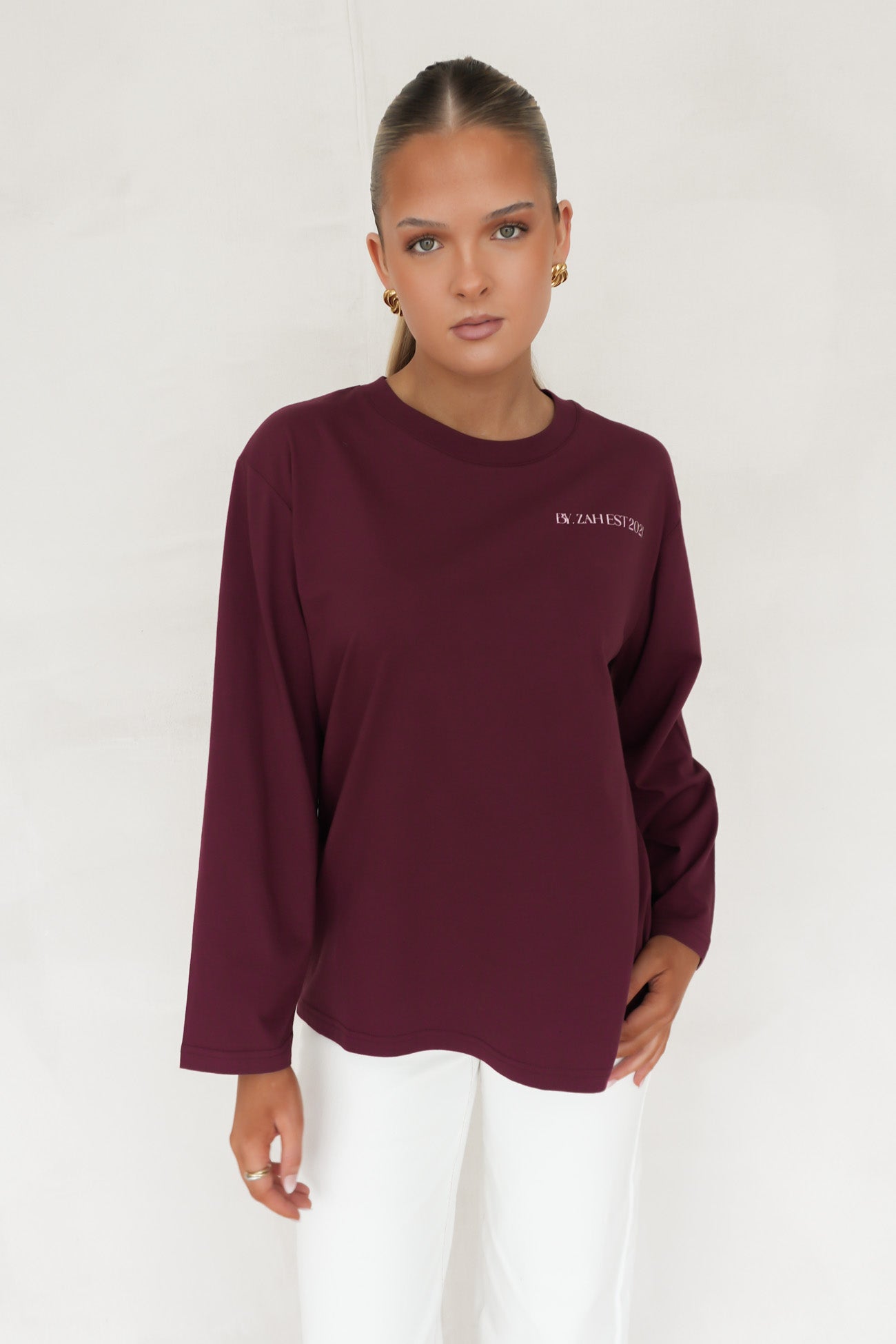 Fleurs Studio Long Sleeve Top Cherry
