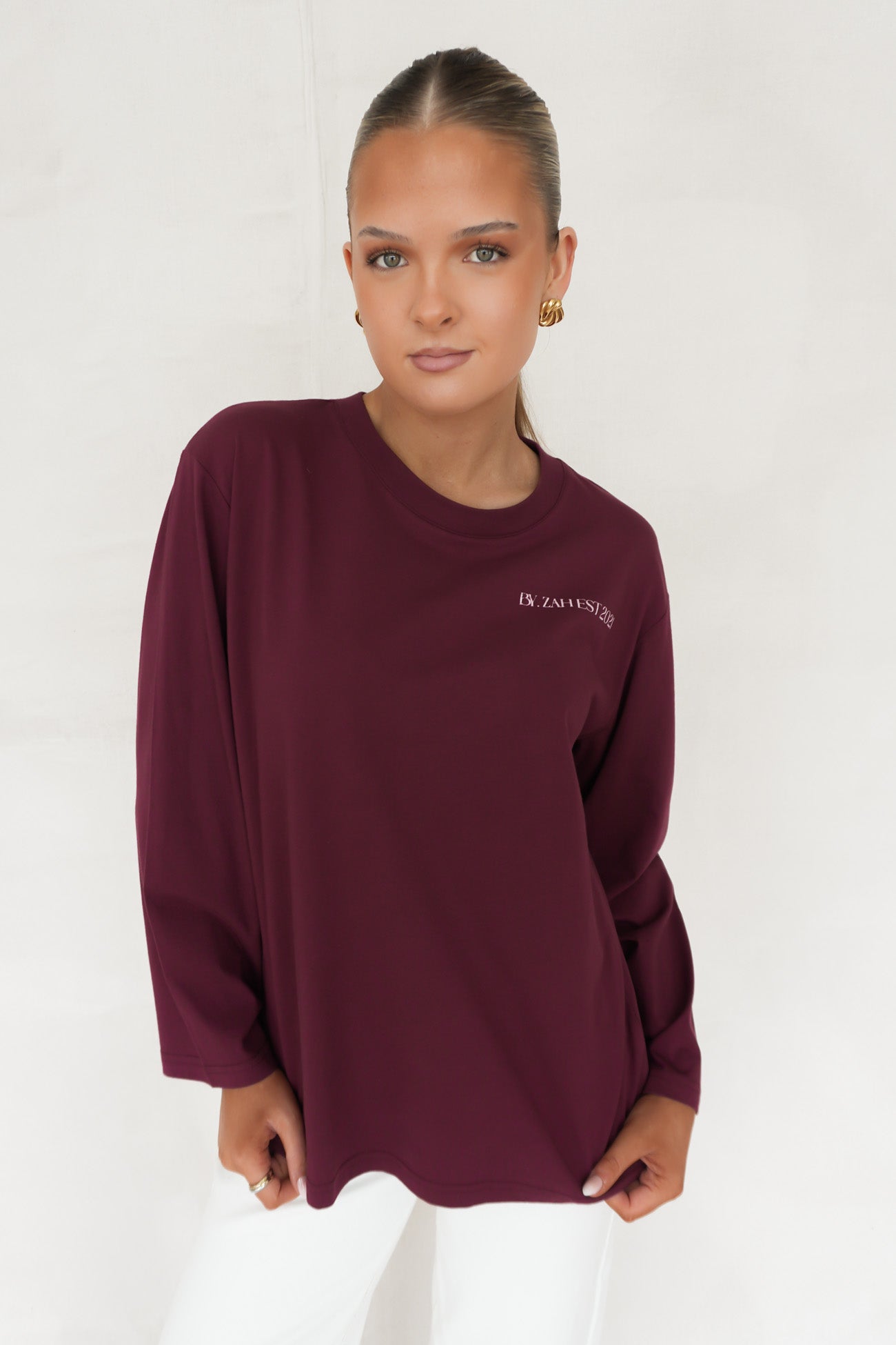 Fleurs Studio Long Sleeve Top Cherry
