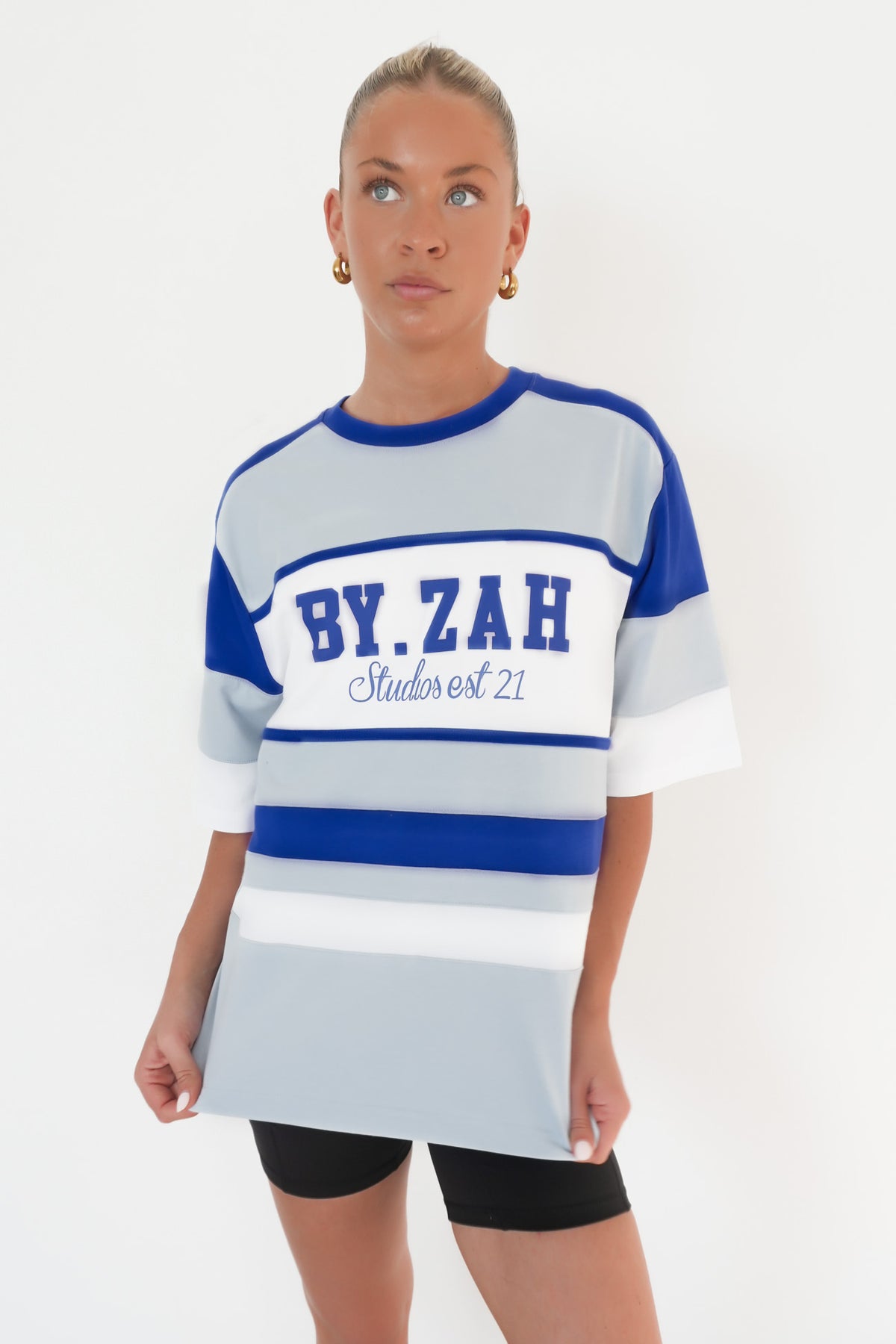 Laken Oversized Tee Powder Blue