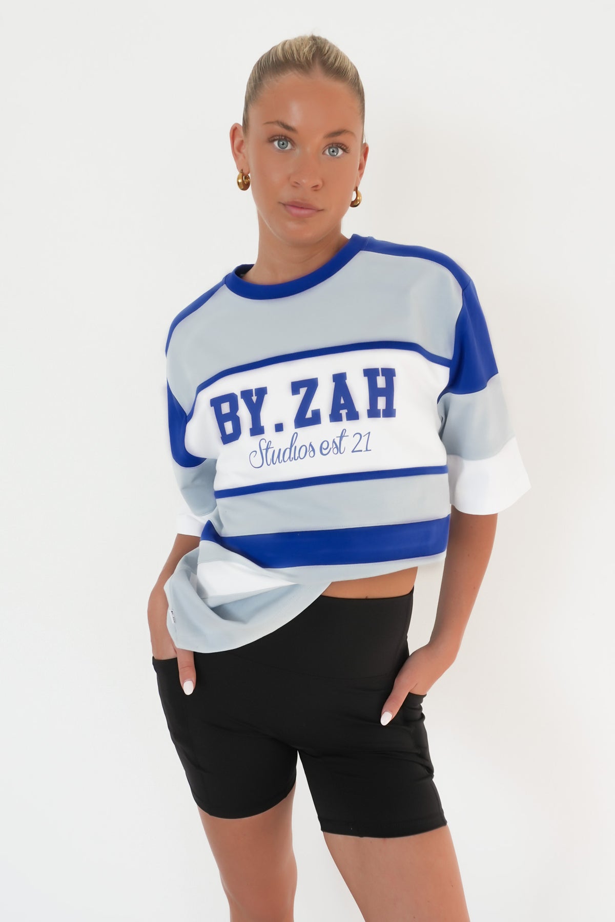 Laken Oversized Tee Powder Blue
