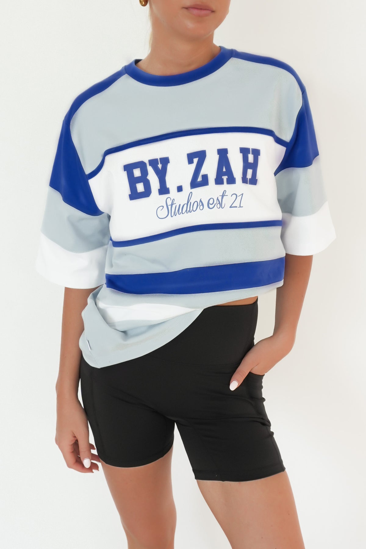 Laken Oversized Tee Powder Blue