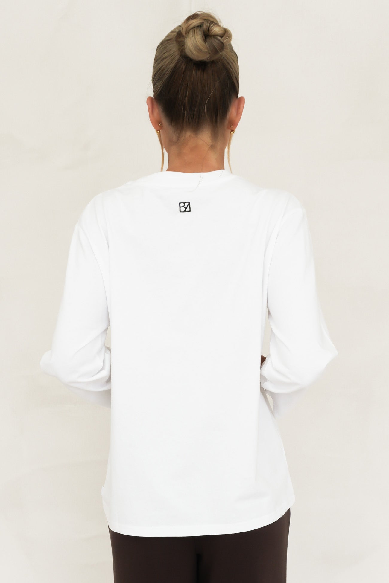 Marlowe Long Sleeve Top White