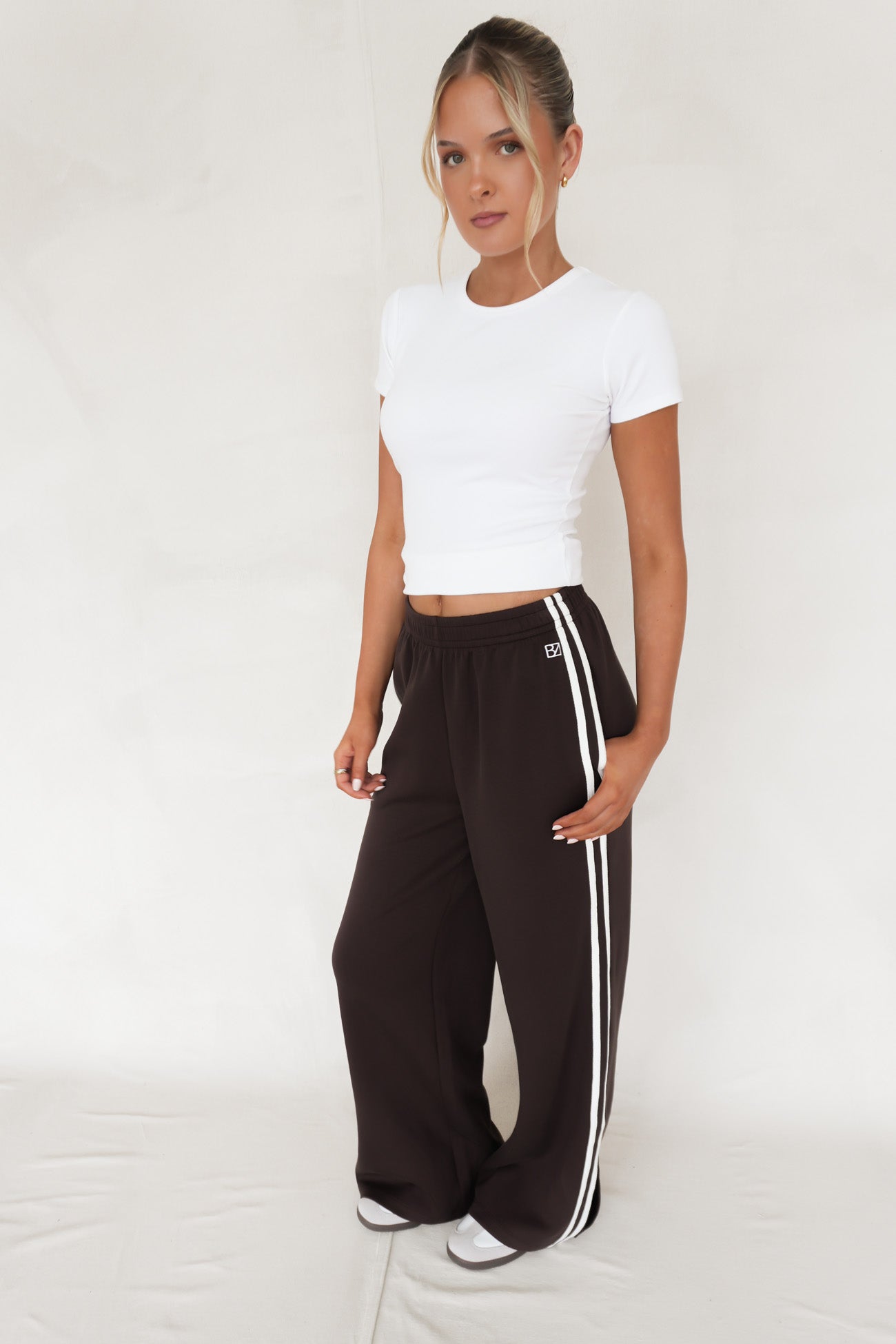 Oakley Stripe Track Pant Chocolate - BY. ZAH