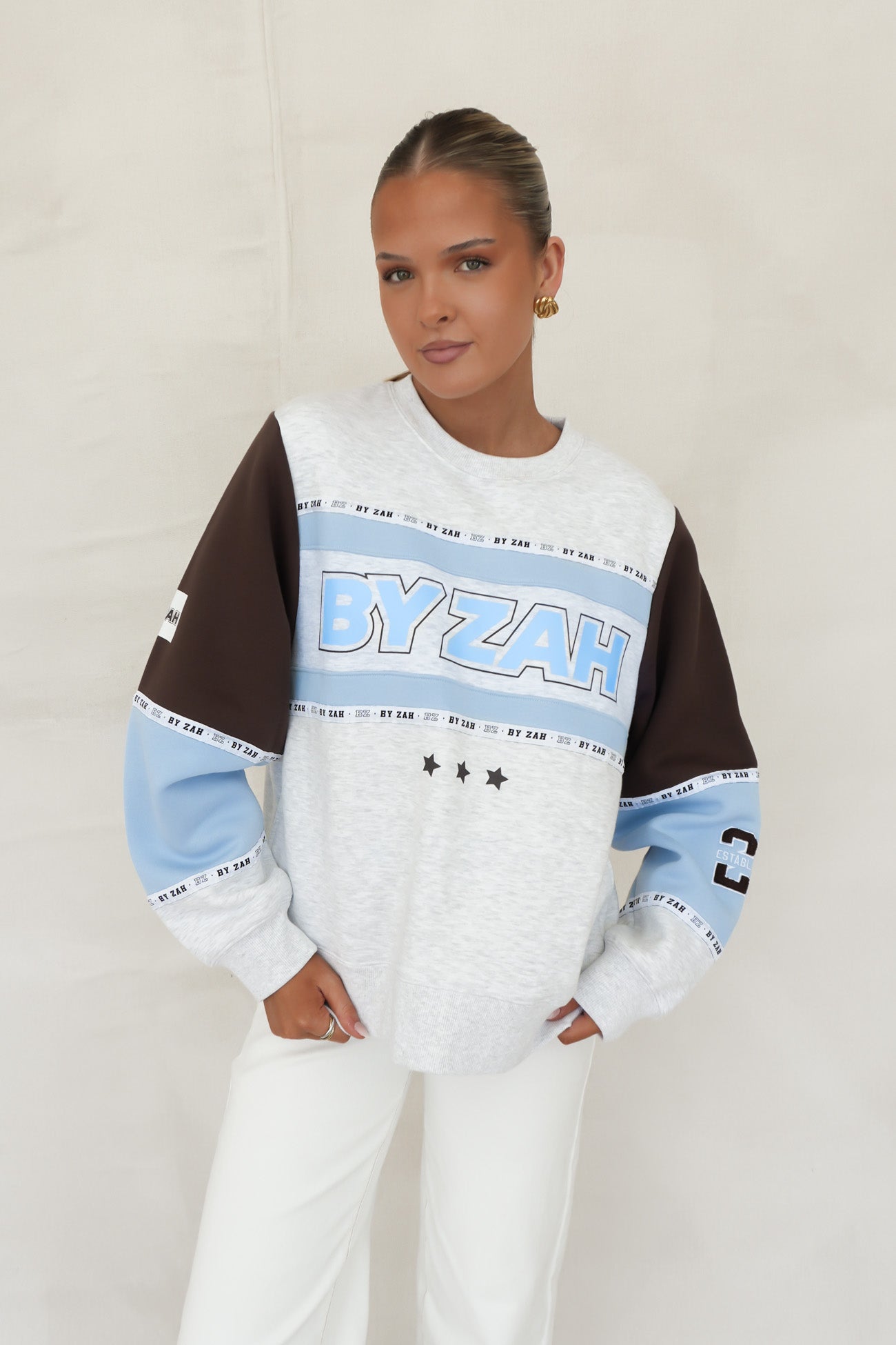 Paxton Panel Crew Blue