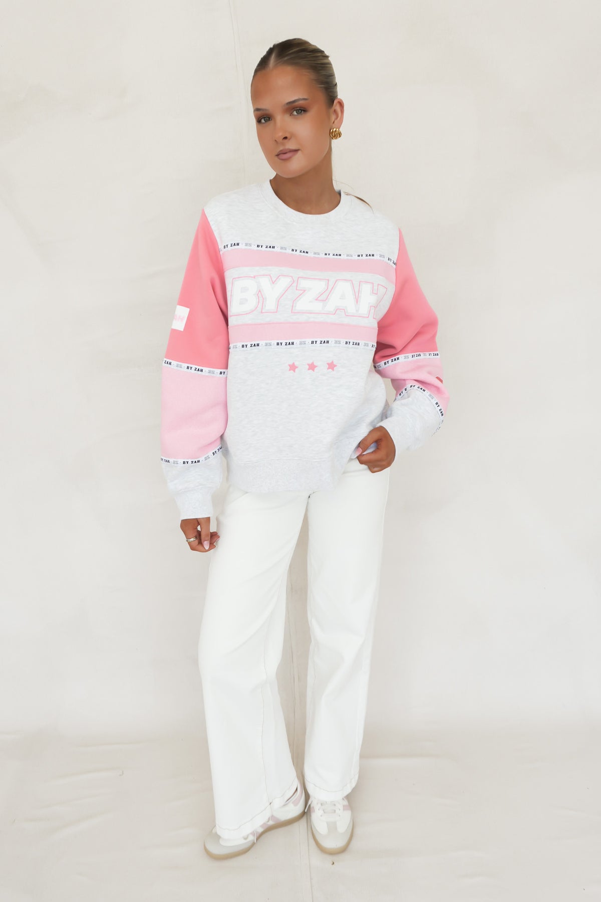 Paxton Panel Crew Pink