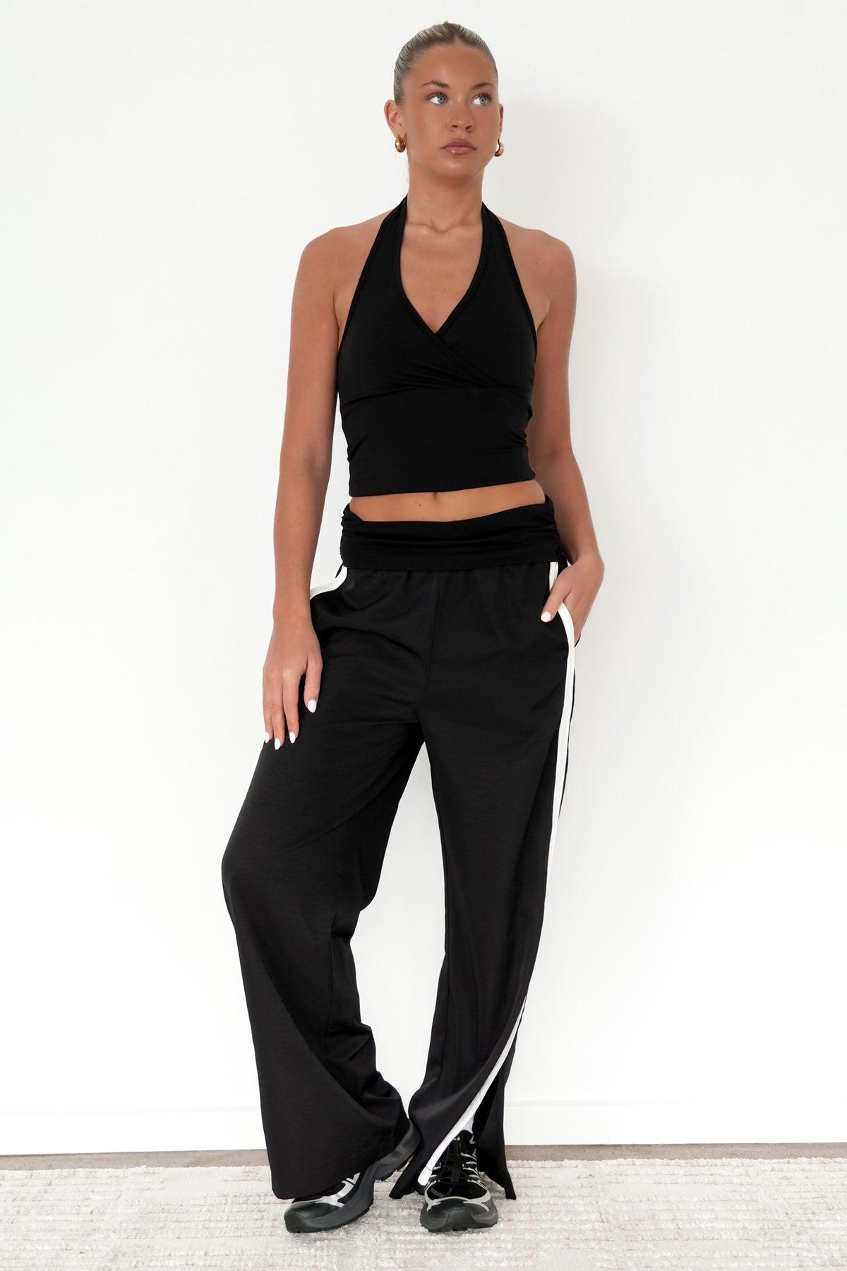 Solana Trackpant Black