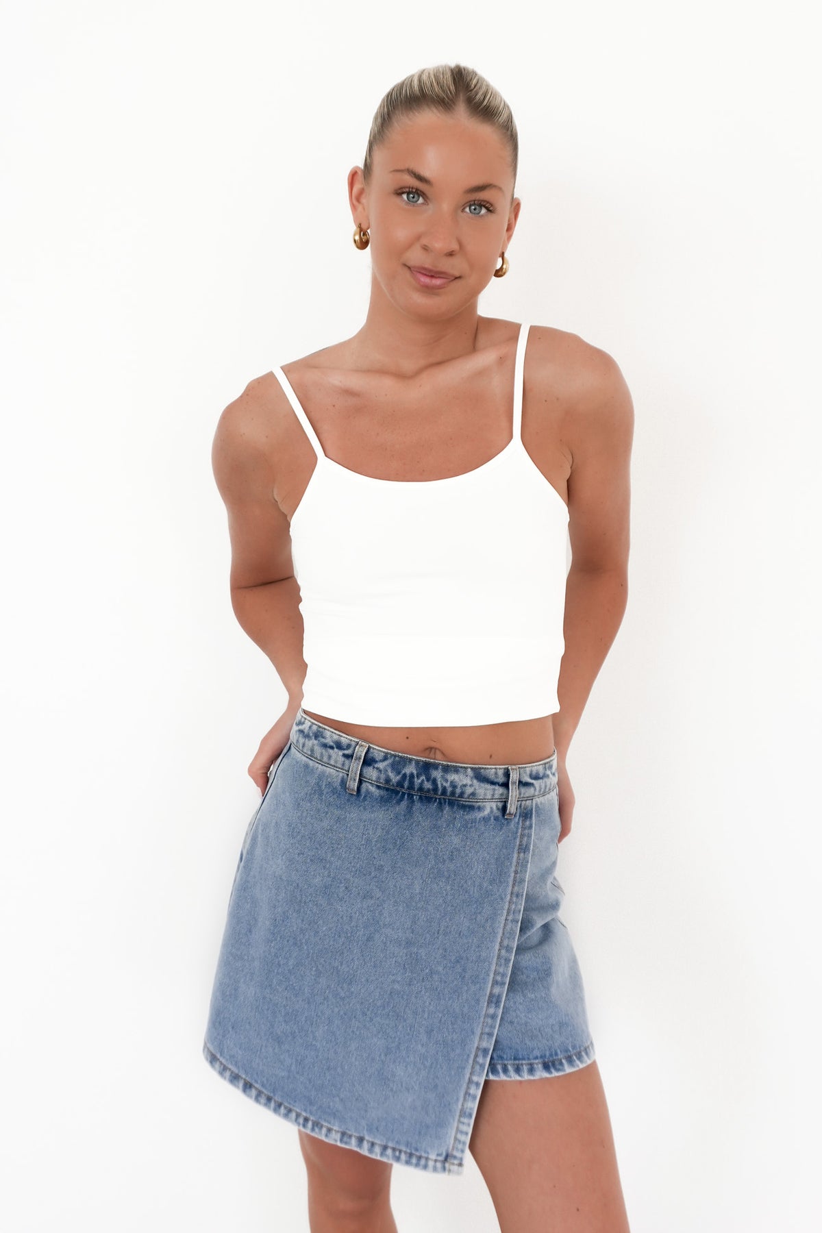 Tatum Mini Skort Light Blue
