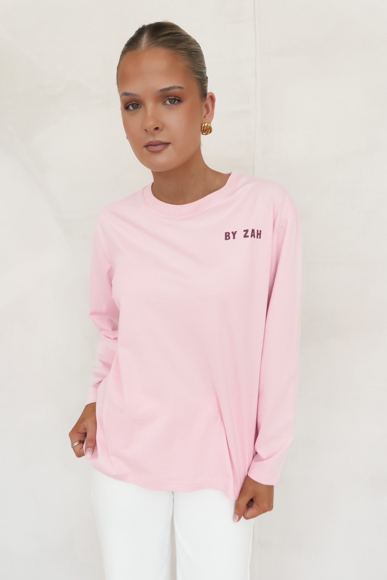 Valley Long Sleeve Top Pink