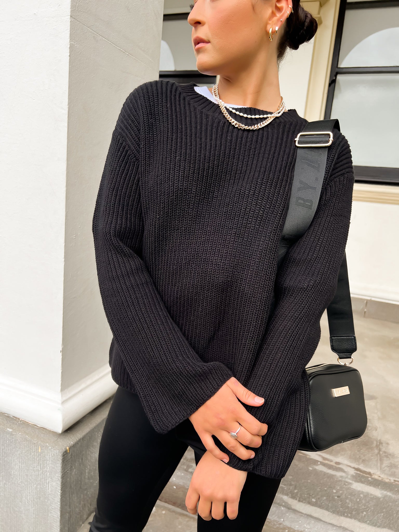 Quinn Knit Black - BY. ZAH