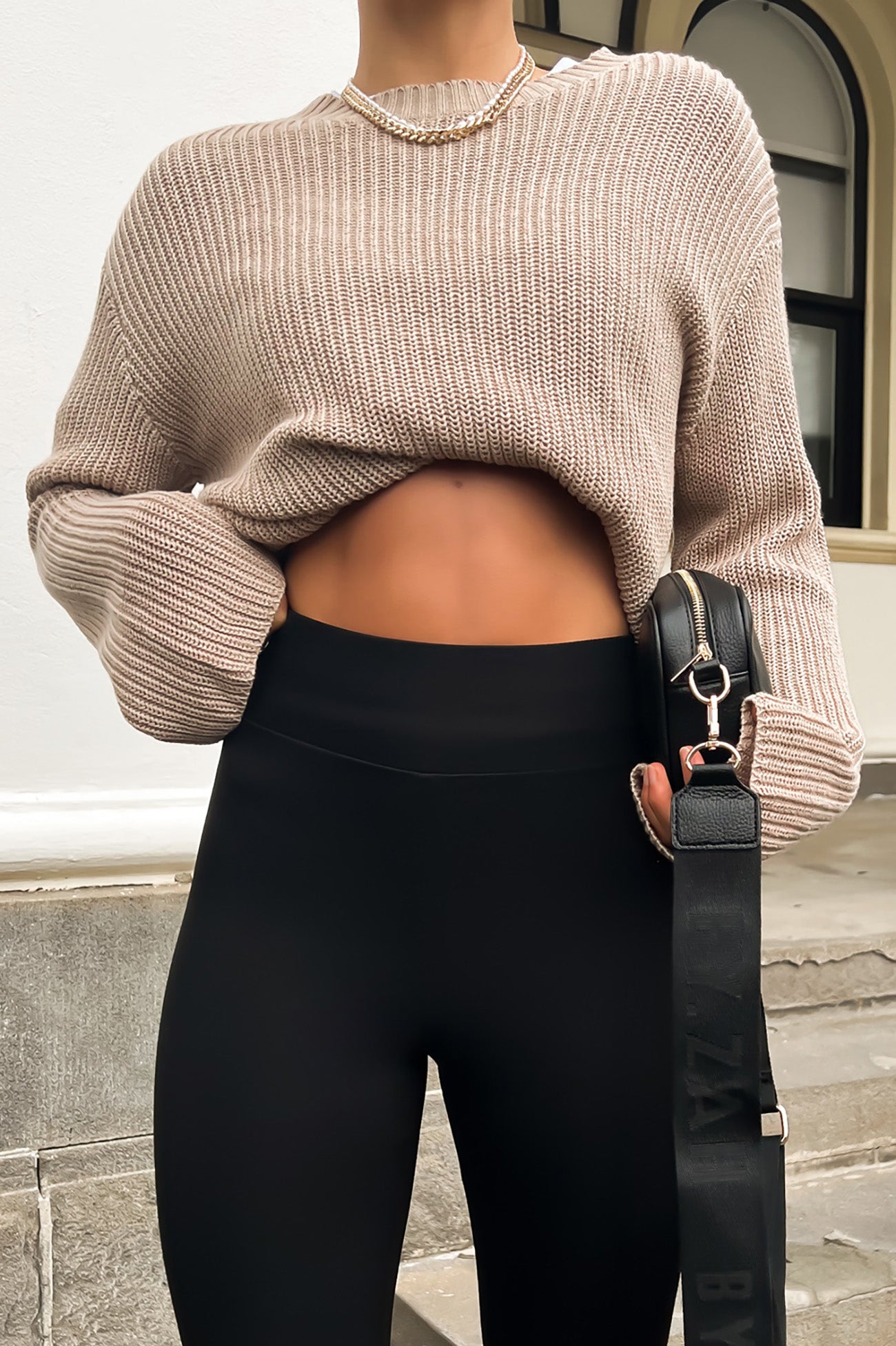 Quinn Knit Tan - BY. ZAH