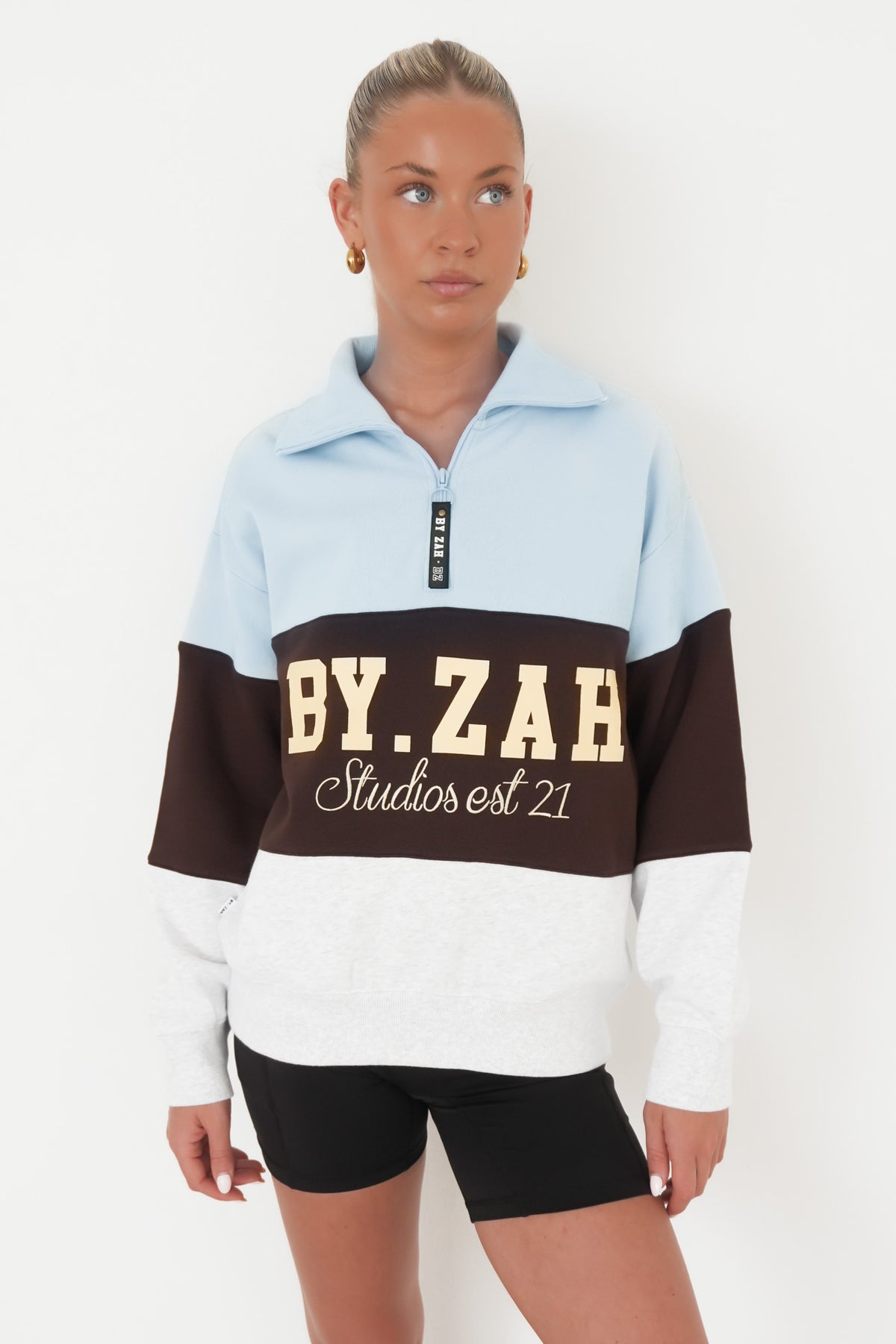 Avani Quarter Crew Chocolate Blue