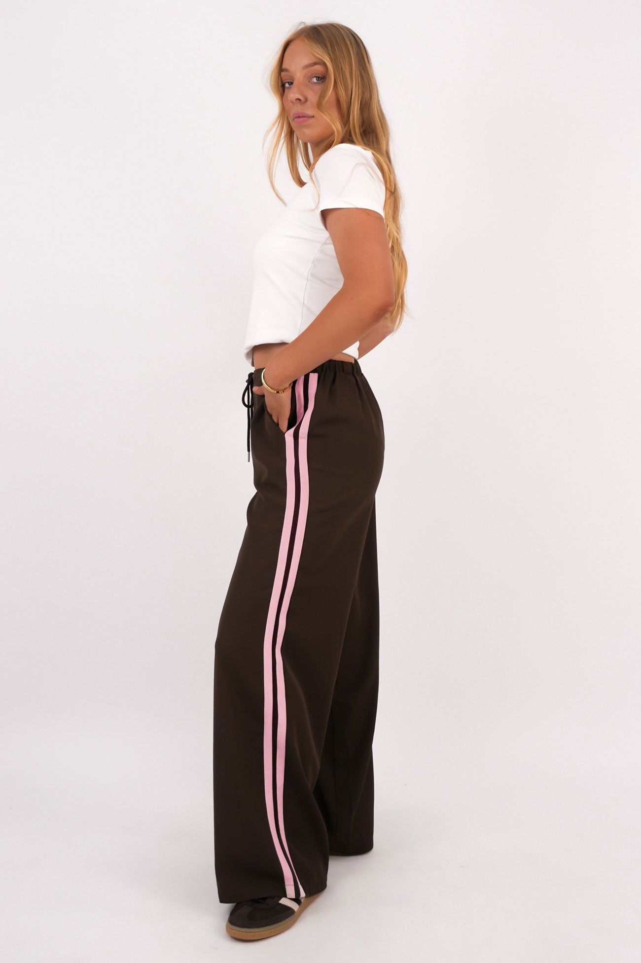 Brodi Pant Chocolate Pink - BY. ZAH