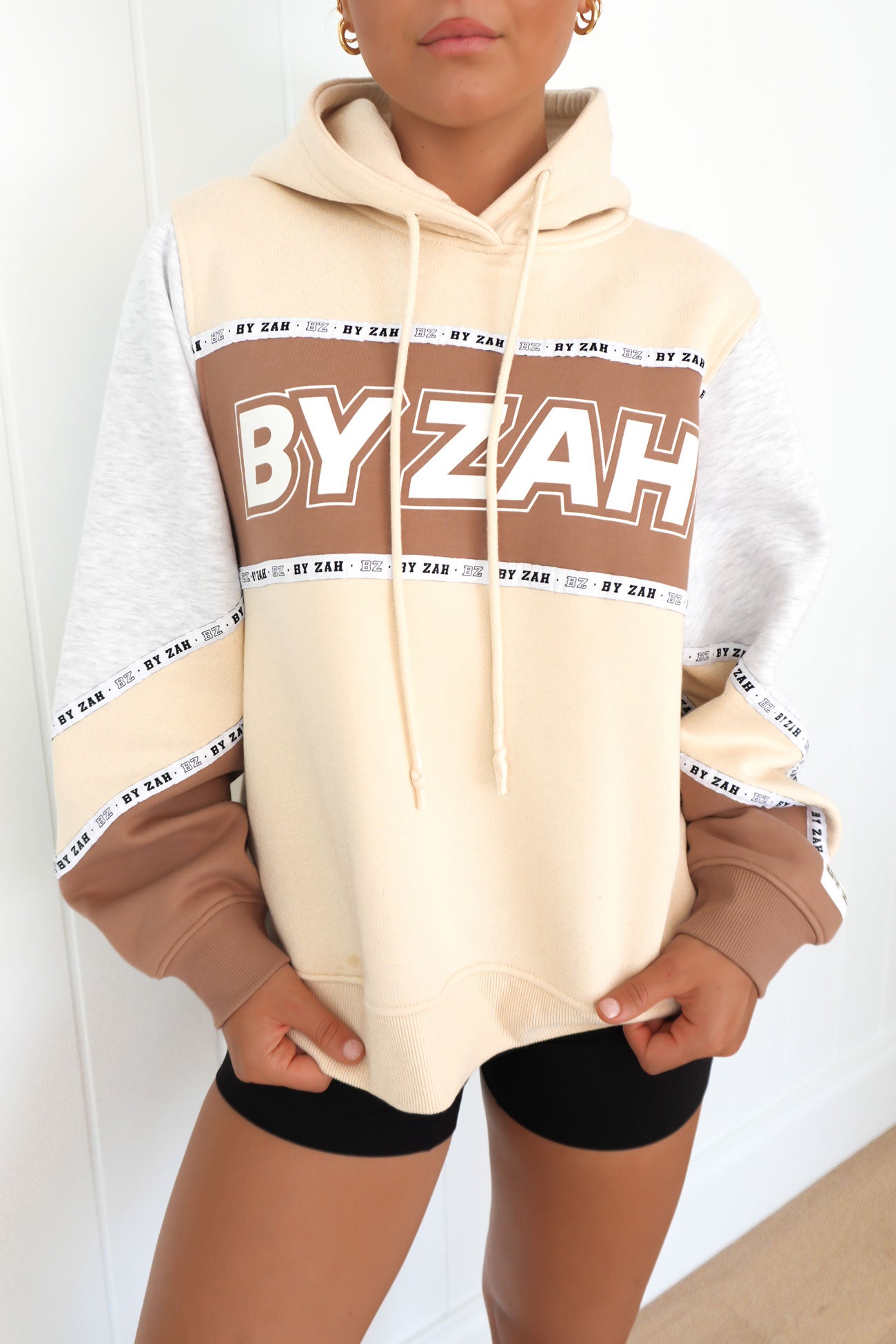 Cove Panel Hoody Beige ffc