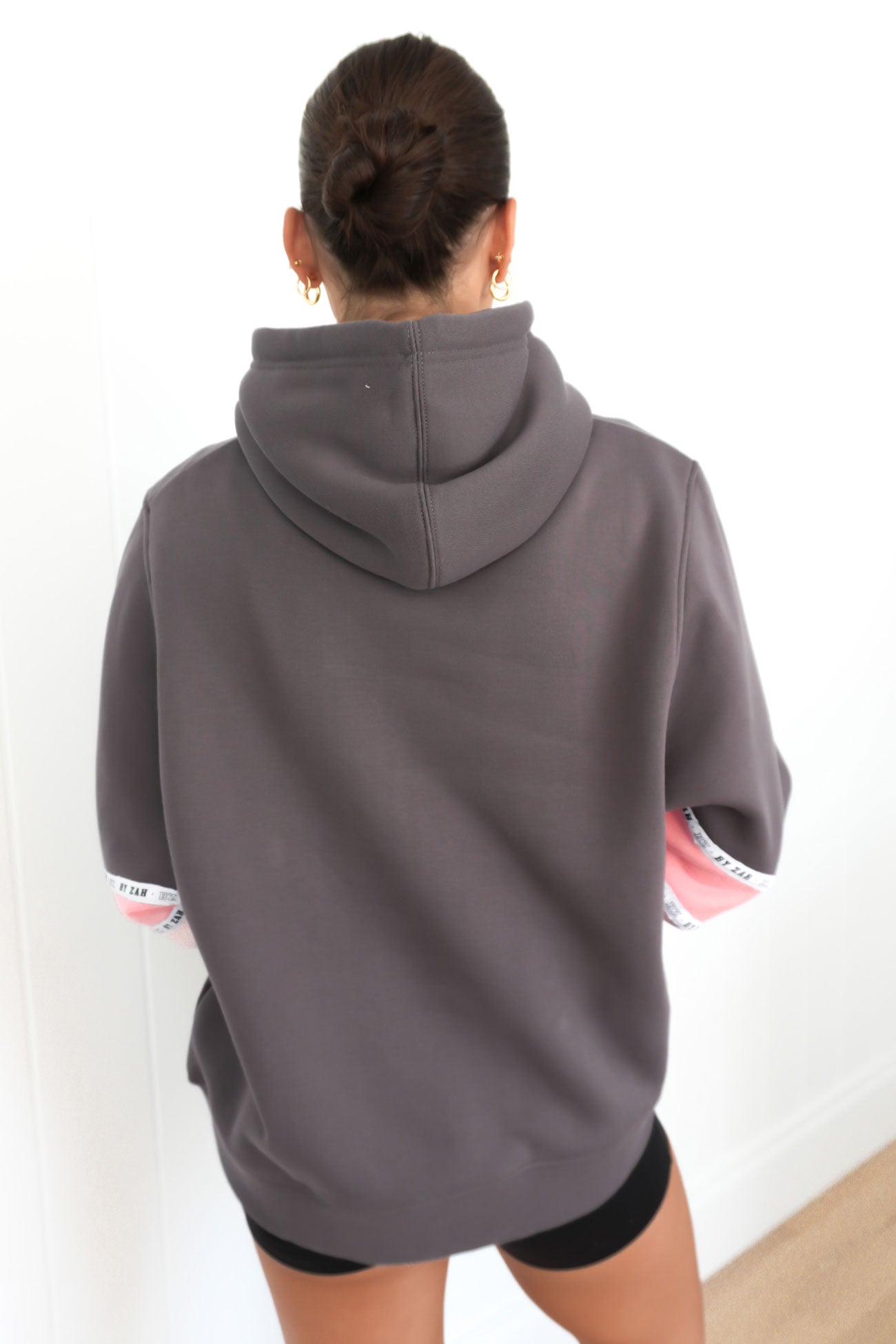 Cove Panel Hoody Pink b