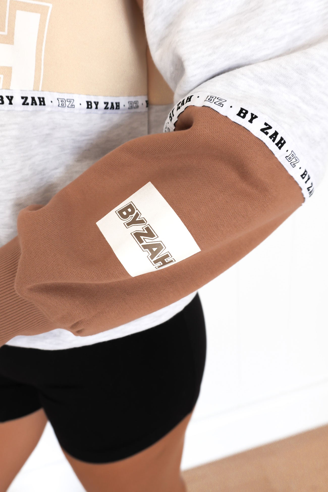 Easton Quarter Zip Beige cc