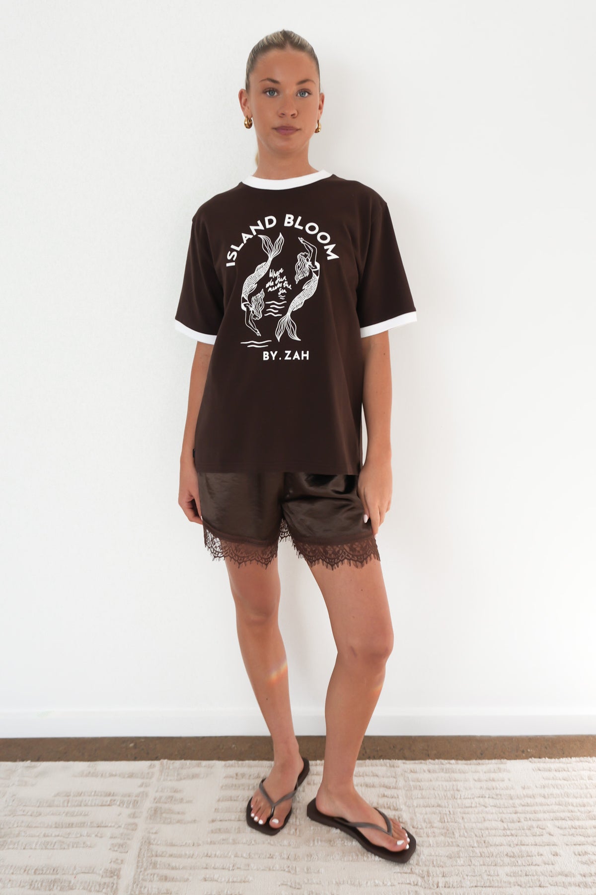 Island Mermaid Tee Chocolate