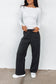 Jordyn Rib Long Sleeve Snow Marle