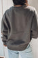 Kendall Oversized Logo Crew Charcoal