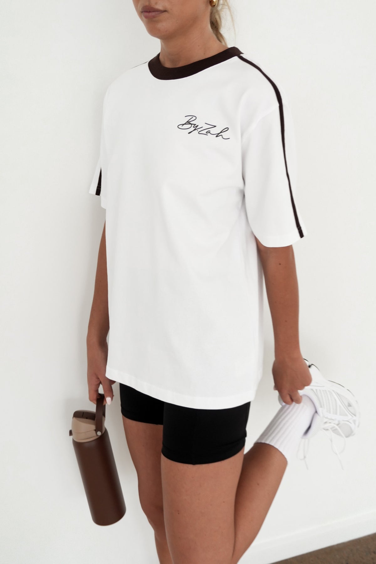 Kiana Short Sleeve Tee White