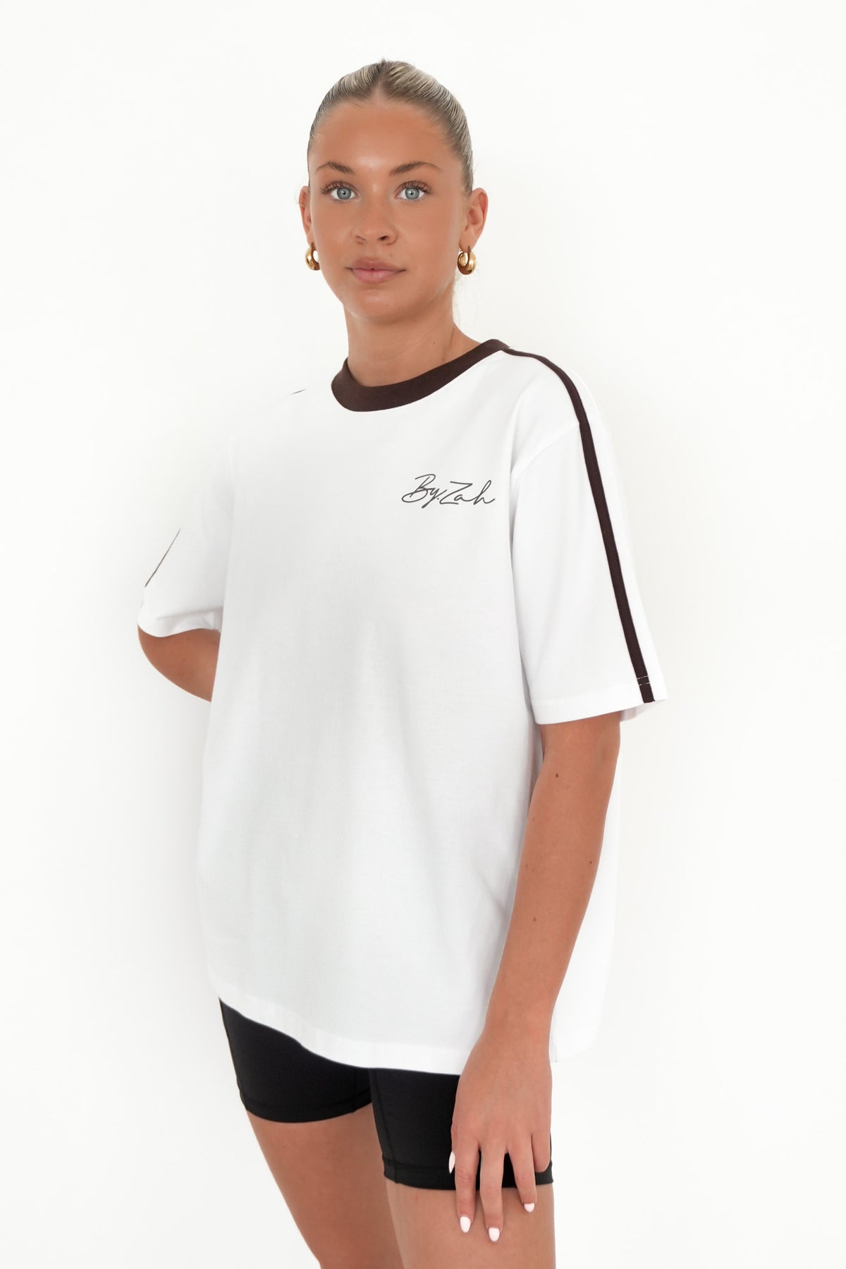 Kiana Short Sleeve Tee White