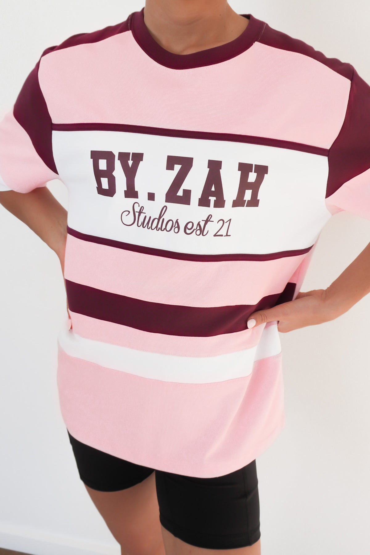 Laken Oversized Tee Pink