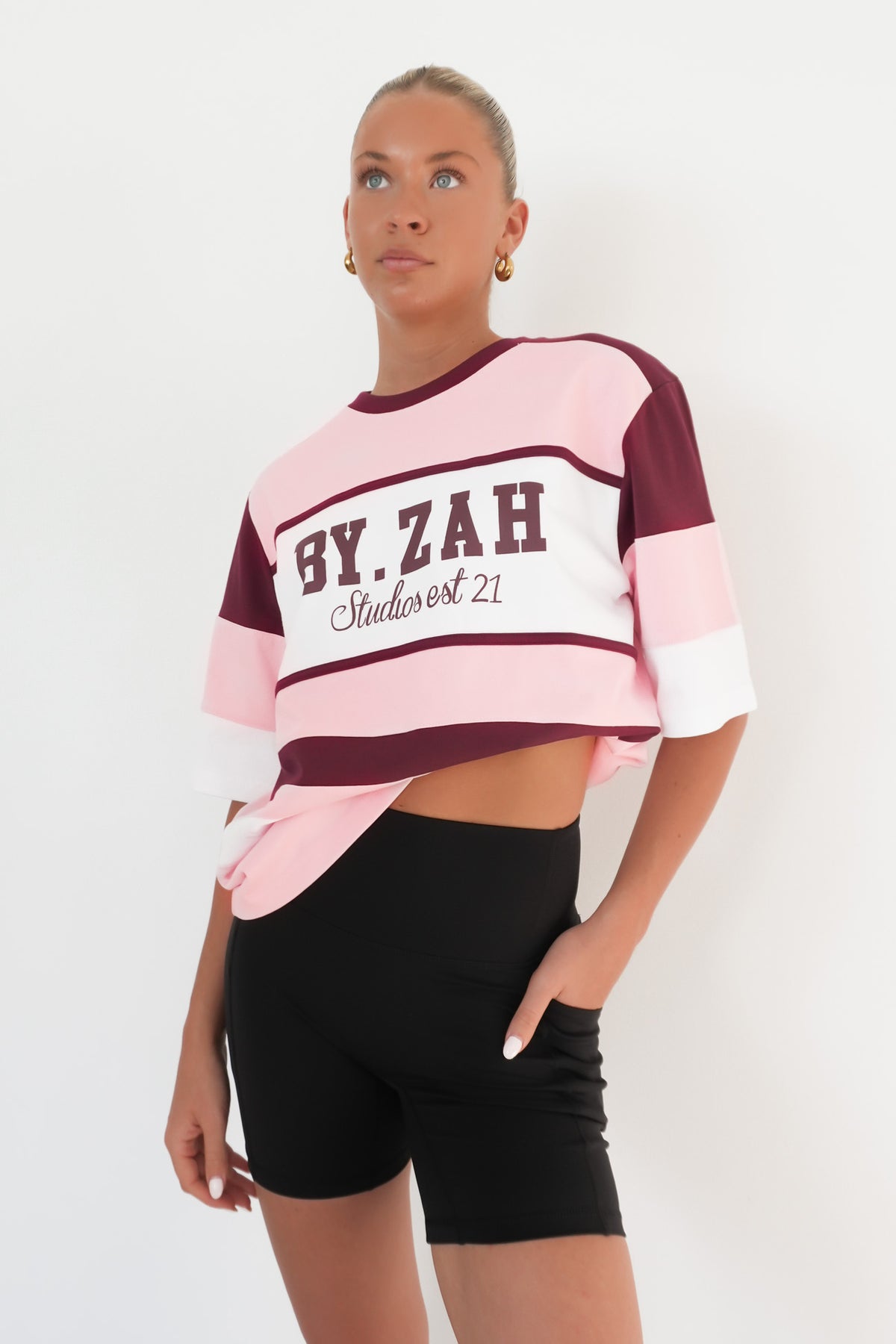 Laken Oversized Tee Pink