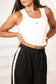 Lucas Stripe Pant Black