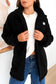 Nate Teddy Jacket Black f2