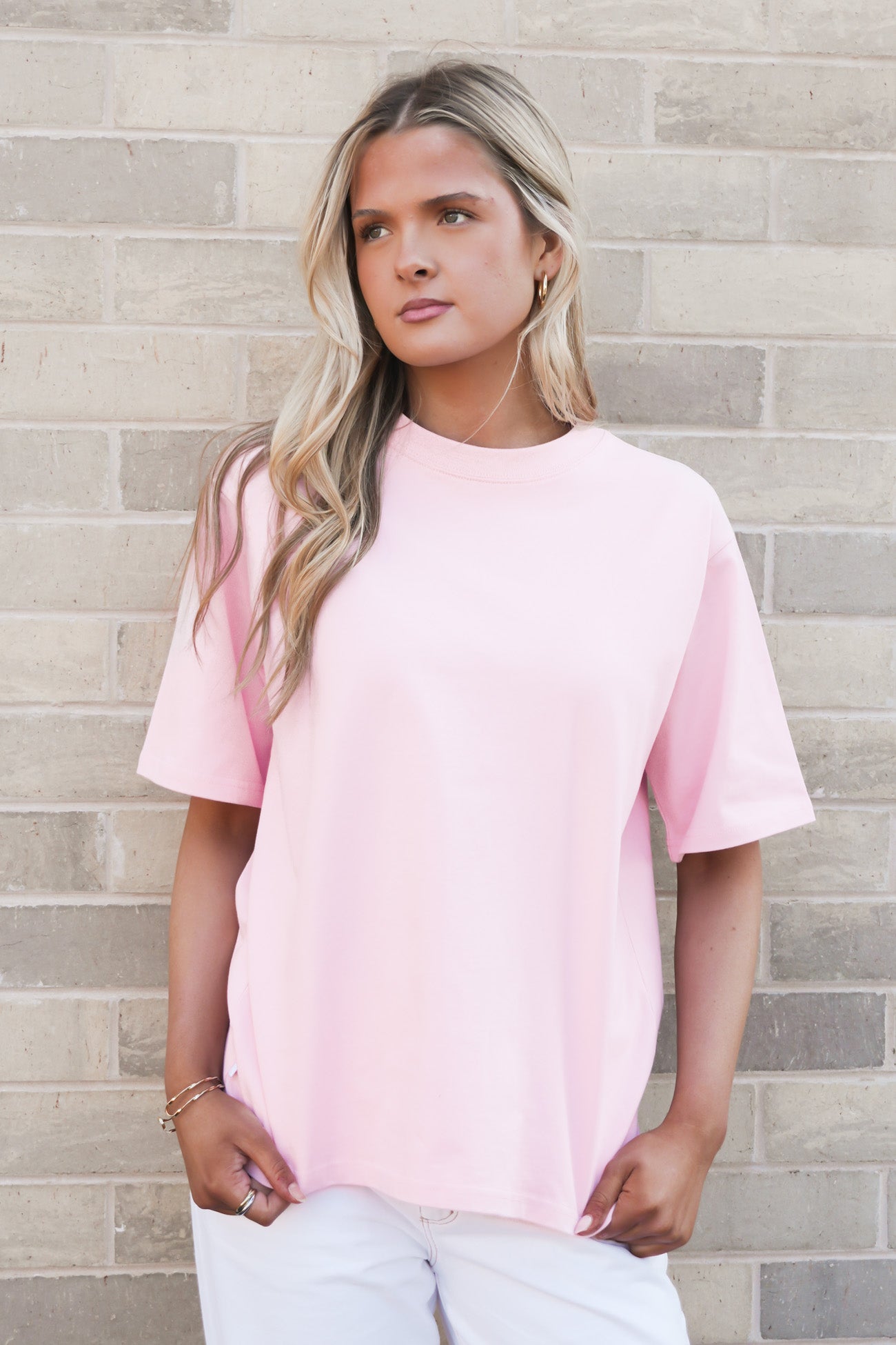 Noah Oversized Tee Pink