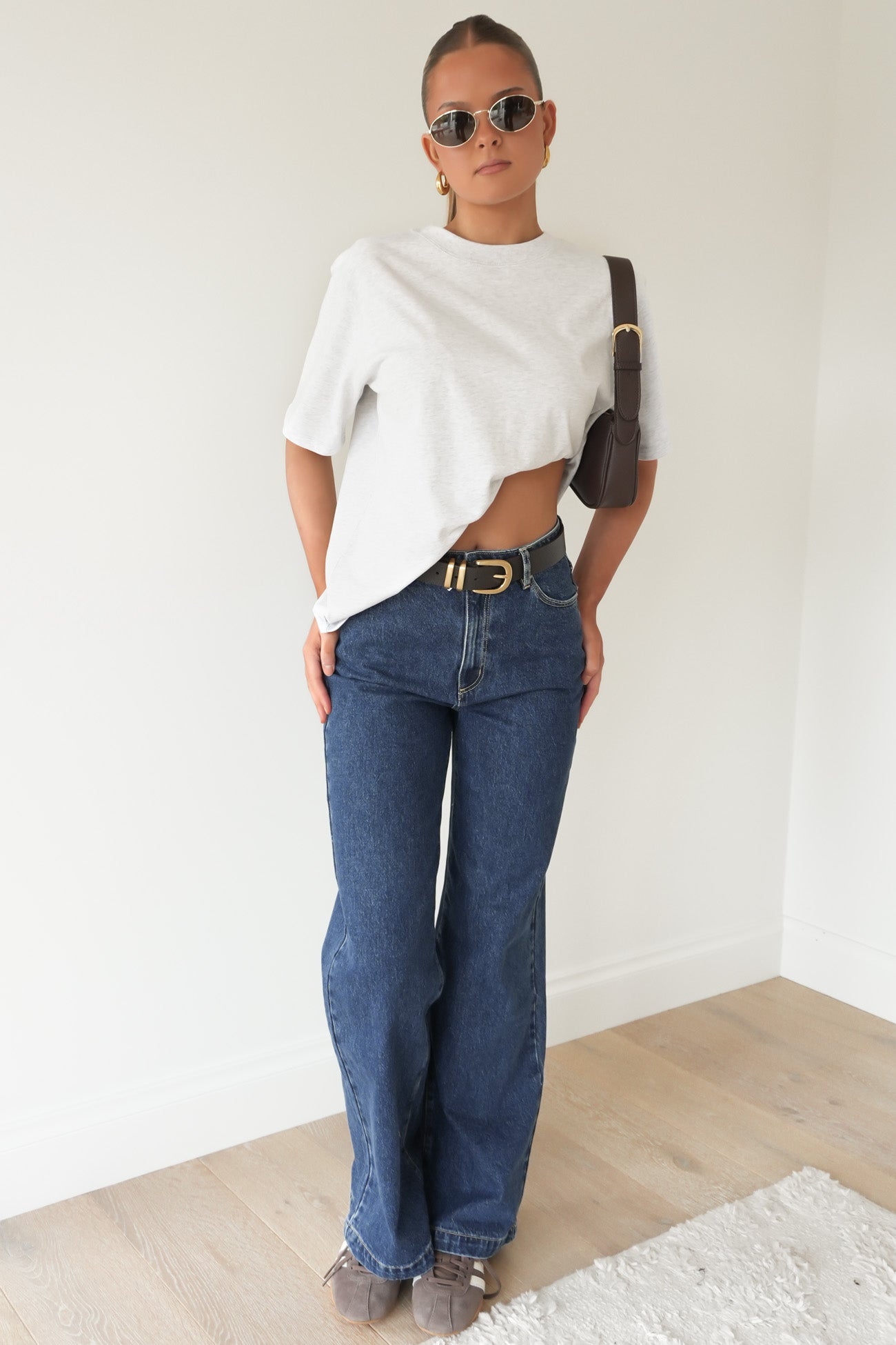 Noah Oversized Tee Snow Marle