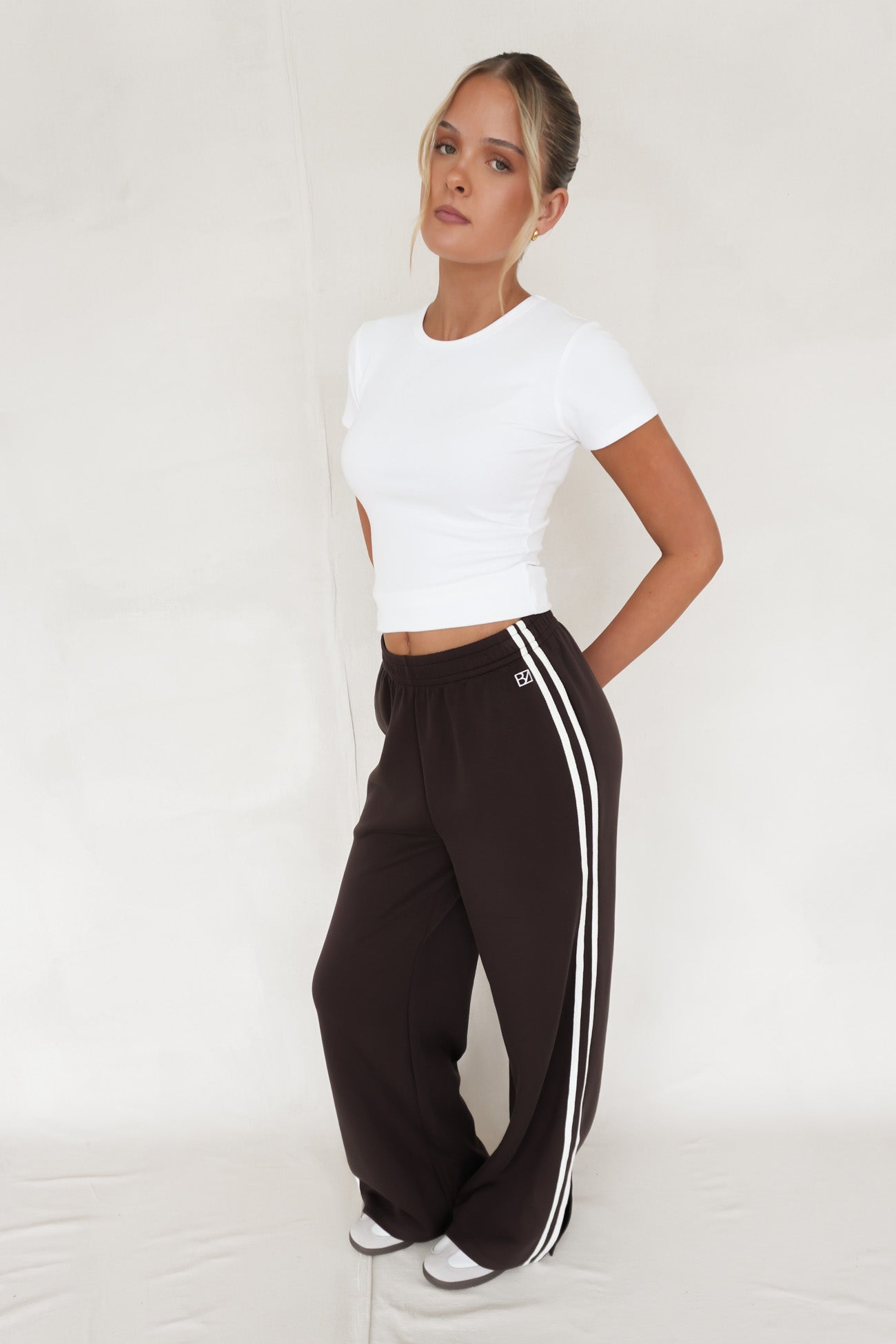 Oakley Stripe Track Pant Chocolate - BY. ZAH