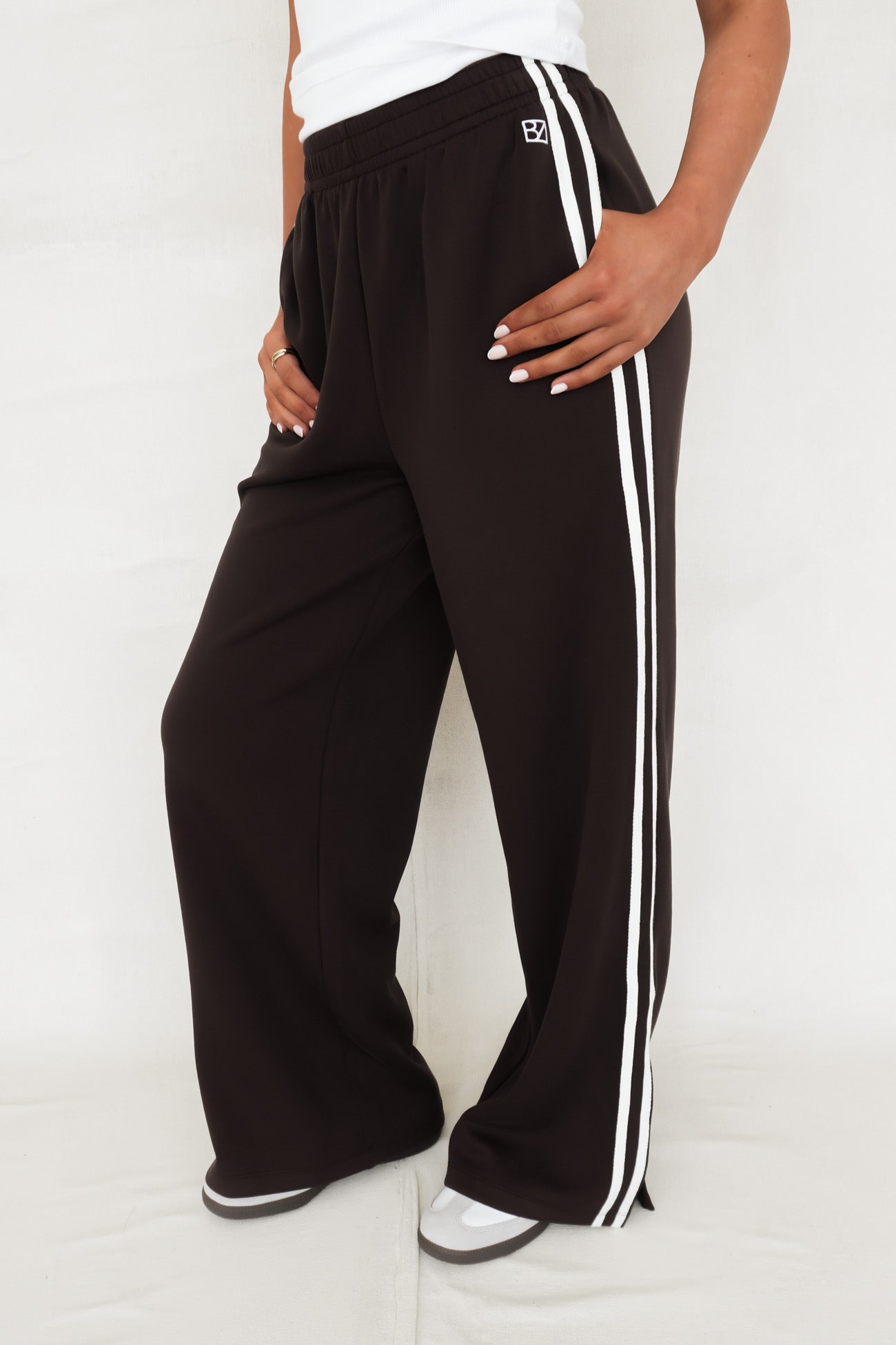 Oakley Stripe Track Pant Chocolate - BY. ZAH