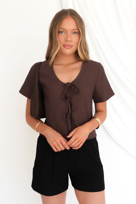 Onyx-Tie-Tee-Brown-f14jpg
