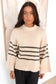 Sawyer Stripe Knit Beige f1
