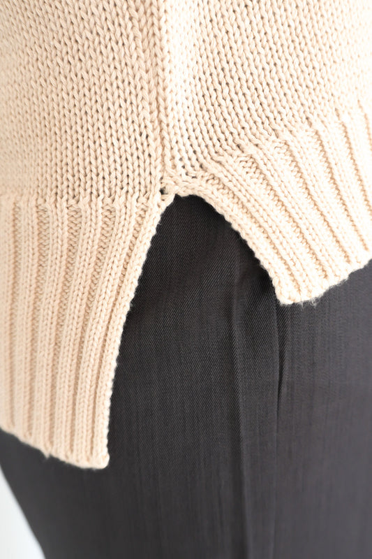 Sawyer Stripe Knit Beige ss
