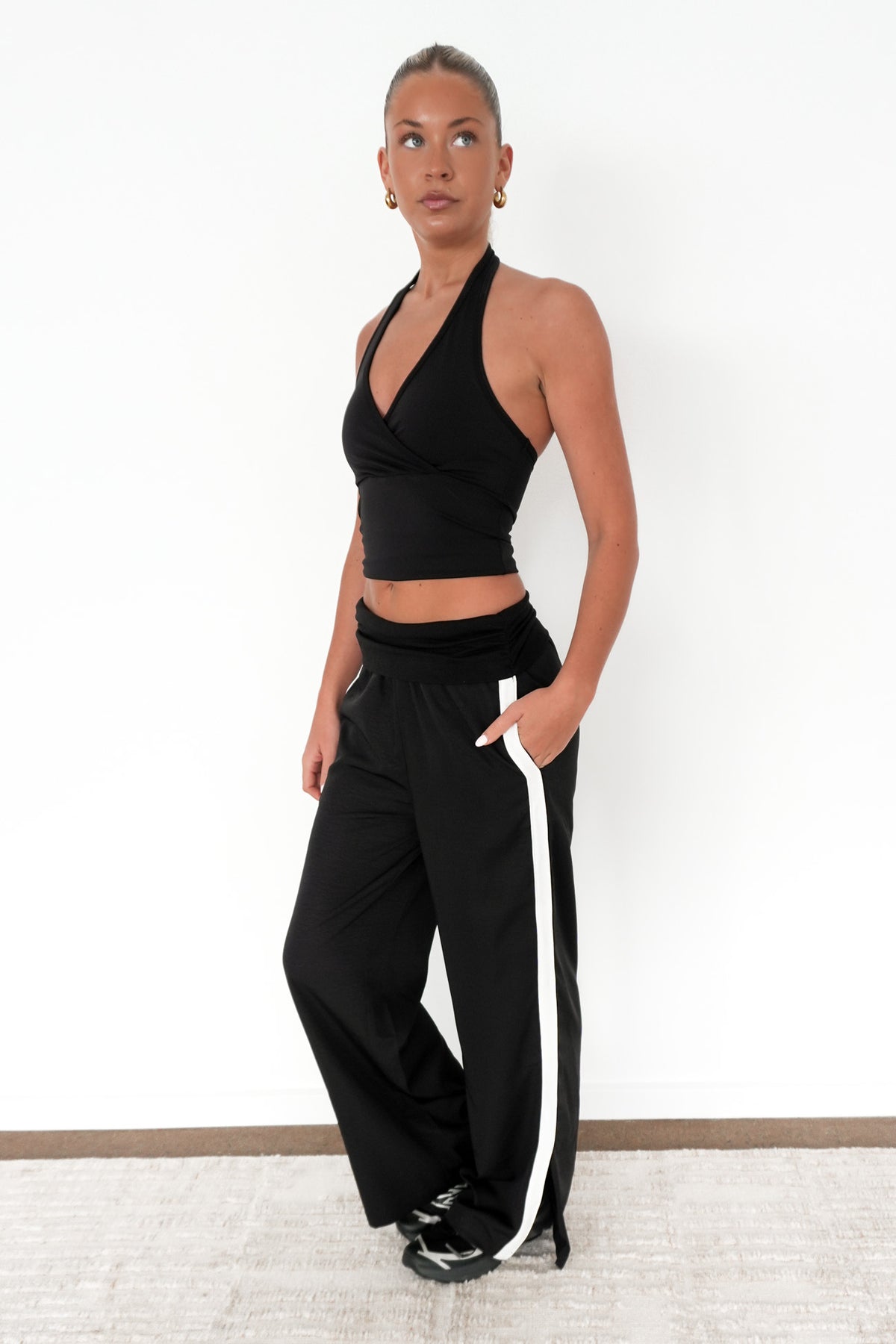 Solana Trackpant Black
