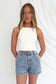 Tatum Denim Short Clear Water Blue
