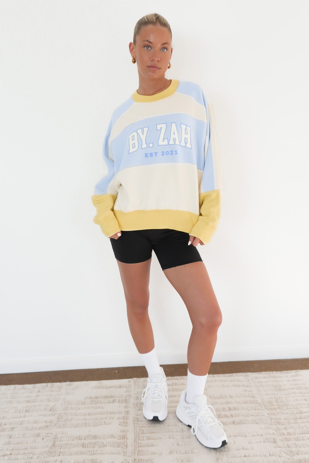 Yasmin Panel Crew Powder Blue