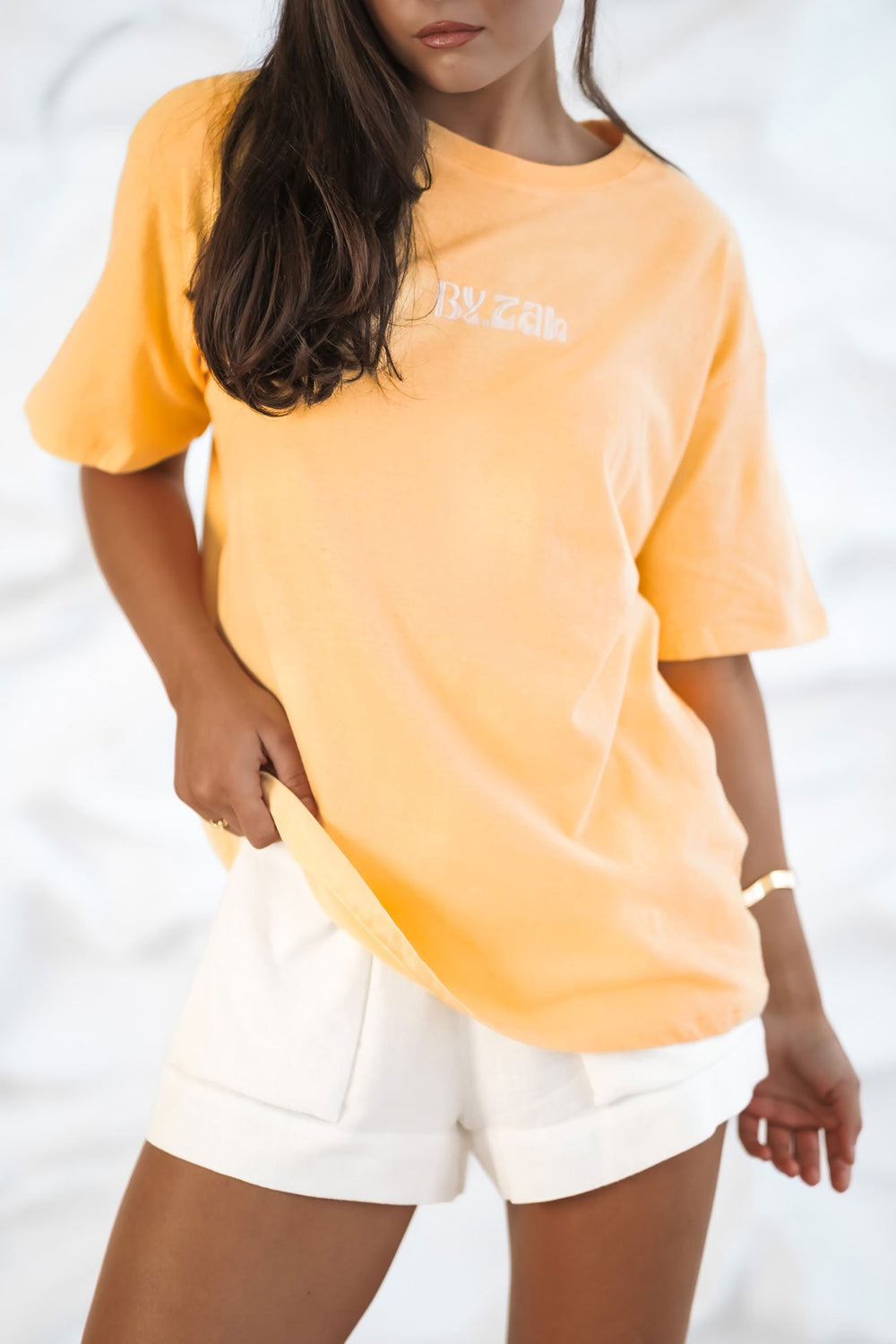 ZAH ZAH Logo Tee Yellow - BY. ZAH