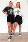 Leighton Flare Skirt Black