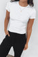 Zah Core Rib Tee White