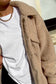 Bowie Sherpa Jacket Tan