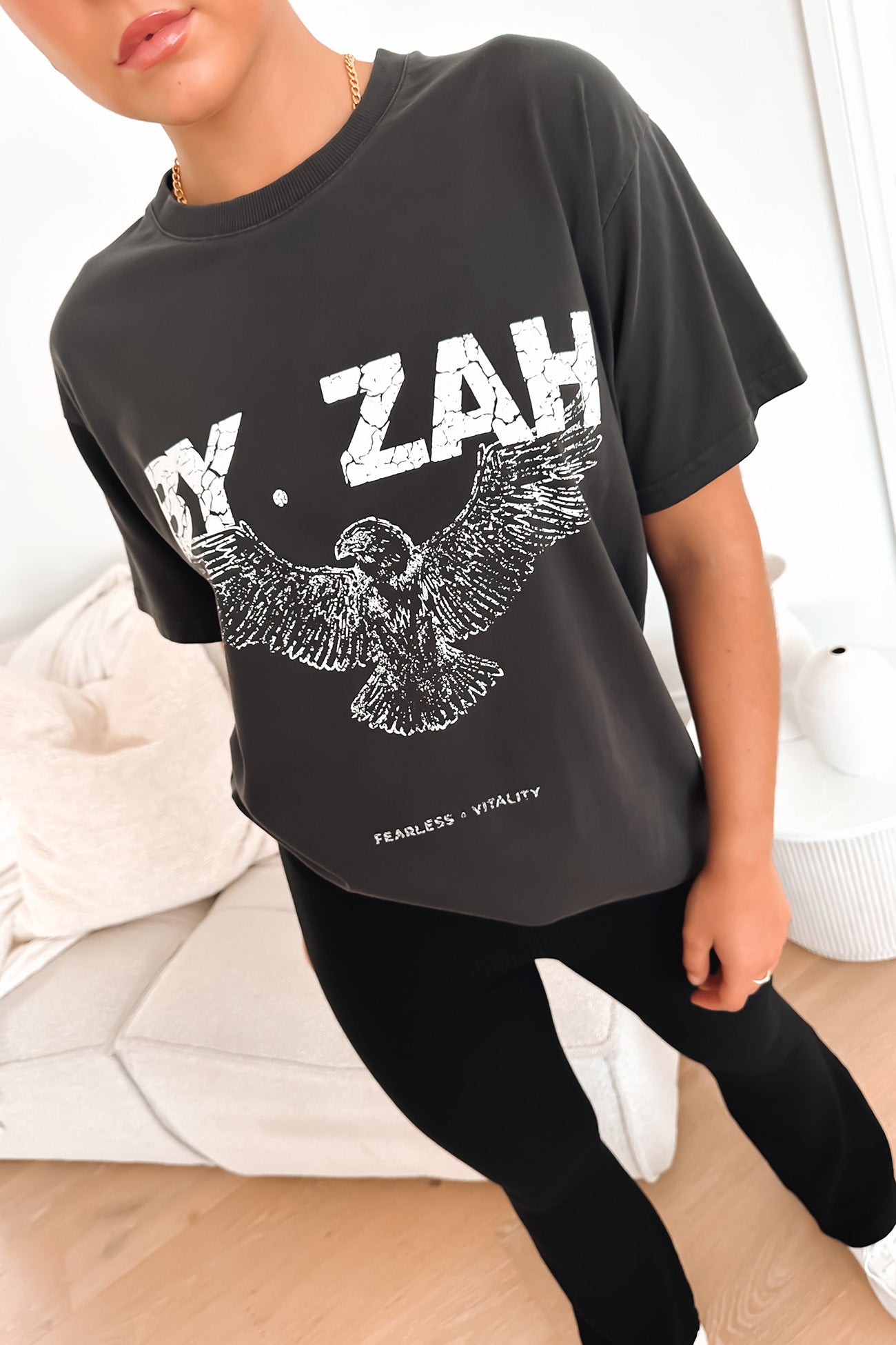 Blake Tee Washed Black - BY. ZAH