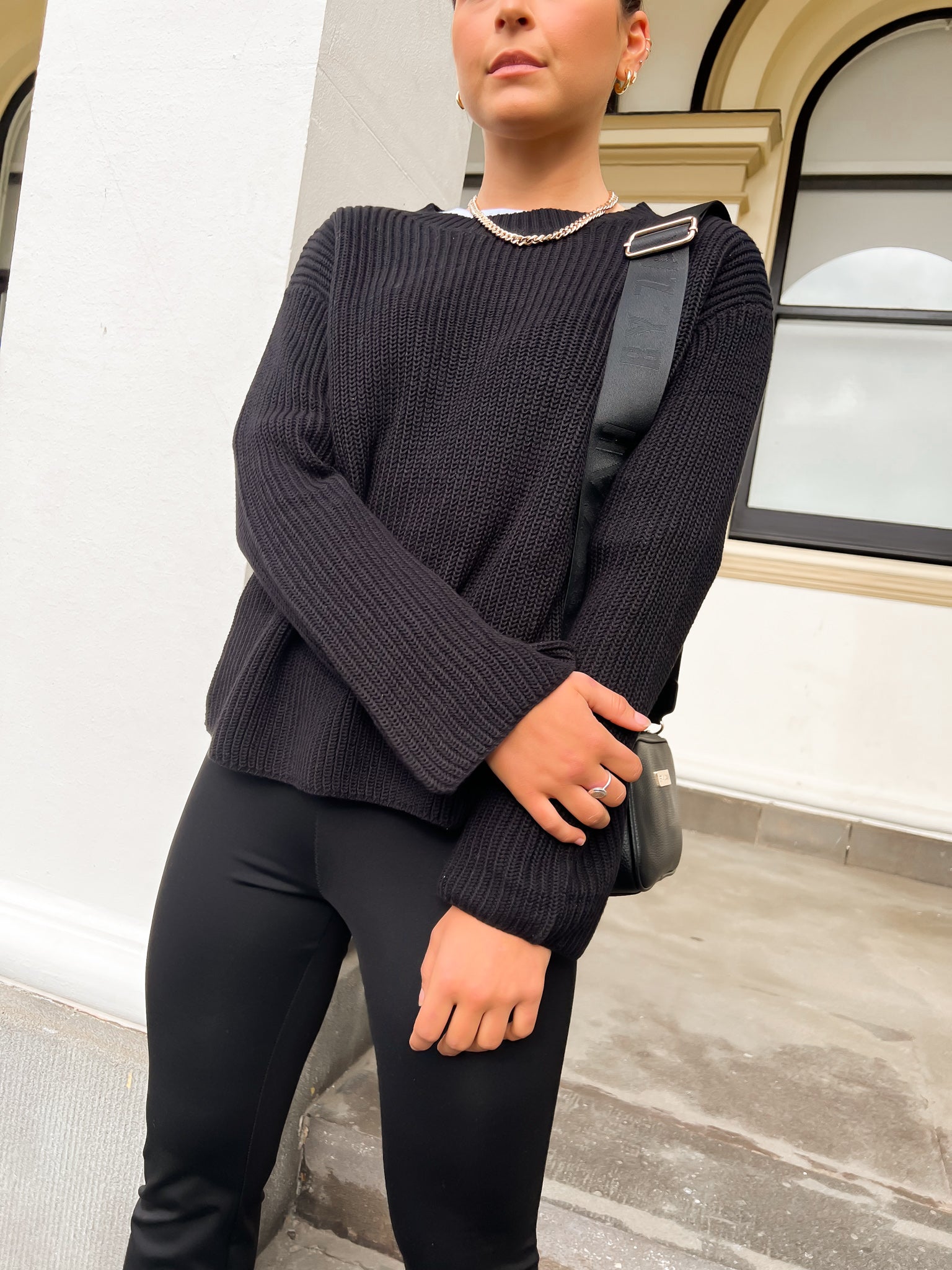 Quinn Knit Black - BY. ZAH