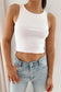 Payton Ribbed Singlet White